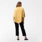 Toofan - Butter - A Line Back Button details 3/4 Sleeves Shirt - HS253